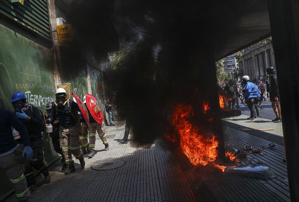 APTOPIX Chile Protest